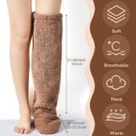 Fuzzy Socks Brwon-tuya