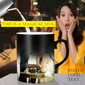 Personalized Color Changing Mug with Picture or Logo