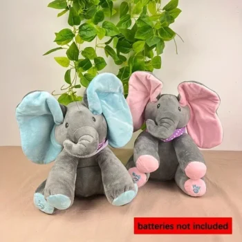 Singing Elephant Plush Toy Moving Ears & Music Baby Gift Toy